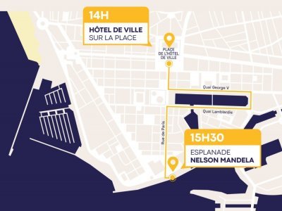 Le parcours de la parade festive à laquelle chacun peut s'inscrire gratuitement.