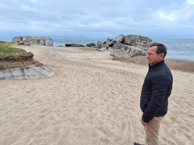 Bernard Pottier est président de Néville Patrimoine et l'ancien maire de Néville-sur-Mer.