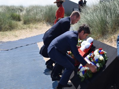 C'est Gabriel Attal qui a représenté la France lors de la cérémonie canadienne de Juno Beach.