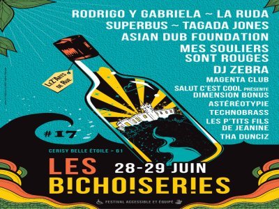 Découvrez l'affiche officielle du festival Les Bichoiseries 2024.