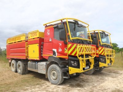Les trois camions seront mis en service dès le 1er juillet, pour combattre les feux de forêt cet été.