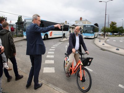 La présentation de ce nouveau service proposé par Cap Cotentin a eu lieu vendredi 5 juillet. - Cap Cotentin