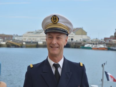 Laurent Lejeune est devenu commandant de la base navale de Cherbourg.