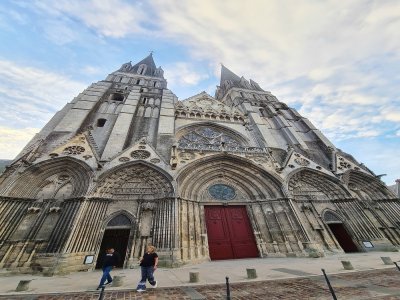 La célèbre cathédrale de Bayeux.