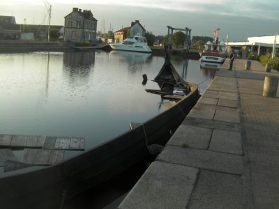 Le Dreknor était bien sous l'eau le matin du 13 août, à Carentan.