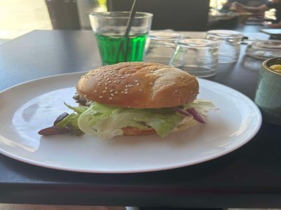 Le burger le Normand.