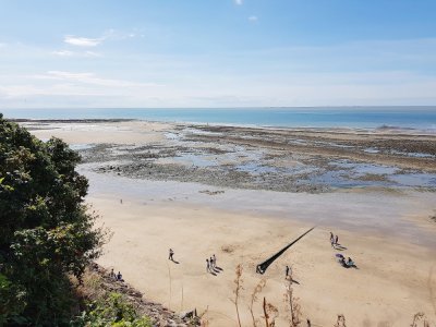 Les grandes plages de Villerville.