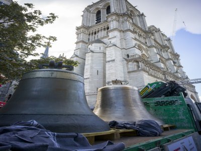 Les cloches sont arrivées à Notre-Dame. - David Bordes  © Rebatir Notre-Dame de Paris