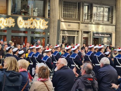 Les jeunes de la préparation militaire du Havre, de Rouen et de Dieppe ont participé à cette journée commémorative.