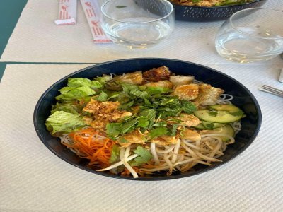 Le bún au poulet.