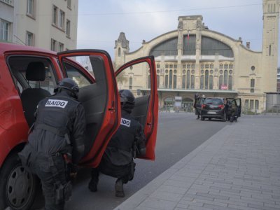 L'équipe du Raido est intervenue près de la gare de Rouen. - Clément Carle