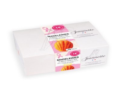 La biscuiterie Jeannette, basée dans le Calvados, propose une édition spéciale de ses madeleines à l'occasion d'Octobre Rose.