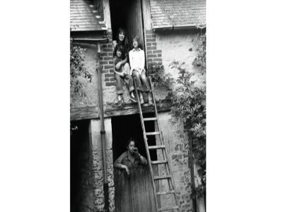 Jane Birkin, Serge Gainsbourg et leurs enfants. - Andrew Birkin