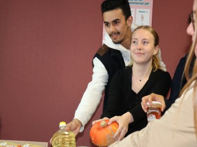 Diego Prémont dresse un bilan positif de ce mardi de réouverture de l'épicerie.