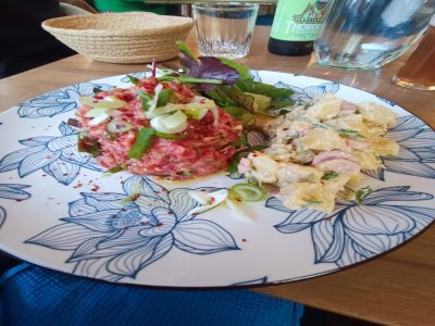 Le tartare de bœuf façon "Nam".