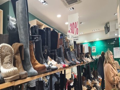 La boutique Rimini ne désemplit pas depuis l'annonce de la fermeture.