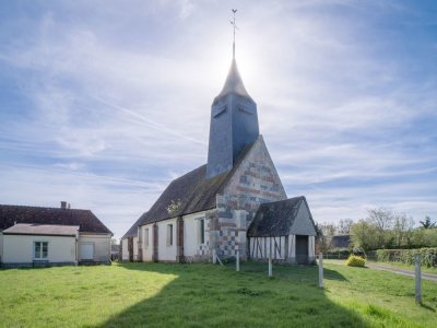 L'église Sainte-Eugénie de Mesnil-en-Ouche a été choisie dans l'Eure.