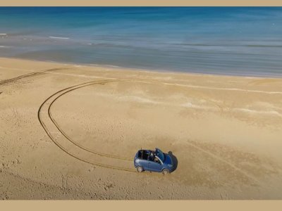 De jolis drifts sur la belle plage de Cabourg. - Sylvain Lyve