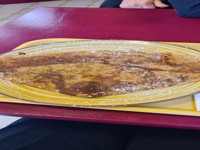 La crêpe beurre sucre, un classique.