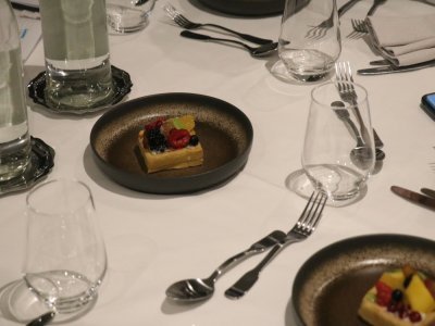 La tarte aux fruits d'un des candidats.