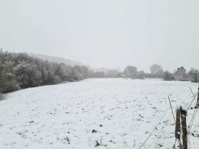 La chapelle Cecelin (Manche) sous la neige. - Thibault