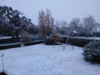 Picauville (Manche) sous la neige. - Beatrice sergers voisin