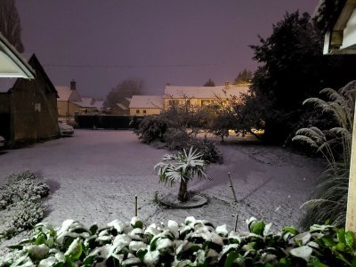 Flers (Orne) sous la neige. - Noelle