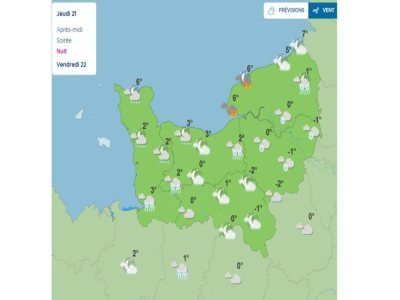 La météo de la nuit de jeudi 21 novembre.