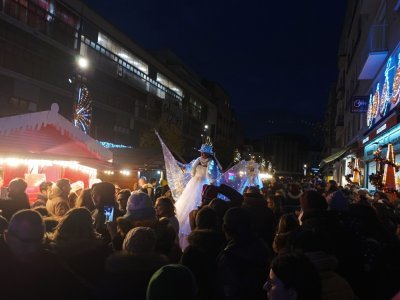 La déambulation a attiré beaucoup de monde à Caen. - Aline Scherfling