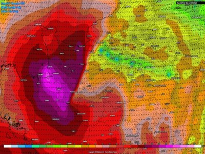 Les modèles météo du site Météo Ciel indiquent un épisode de tempête. - Capture d'écran Météo Ciel