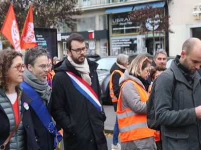 Arthur Delaporte était présent à la manifestation caennaise.