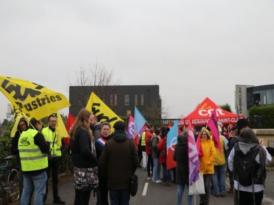 Le groupe Hamelin n'a pas souhaité réagir à la manifestation.