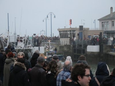 Une foule bien présente.