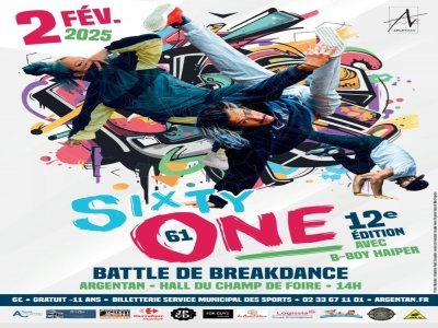 Découvrez l'affiche 2025 de la Battle Sixty-One d'Argentan.