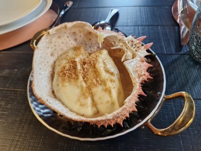 L'araignée de mer façon parmentier se laisse déguster toute seule.