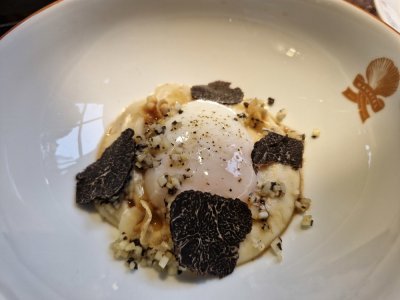 L'œuf parfait du Logis Sainte-Catherine est à goûter.