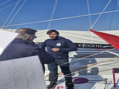 Louis Duc est arrivé à Caen lundi 3 mars.