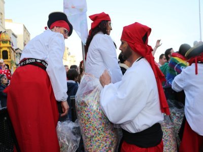 Les Saint-Cop's étaient à la manoeuvre lors de la bataille de confettis.