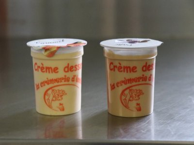 Voici les deux crèmes desserts que j'ai réalisées vendredi 7 mars.