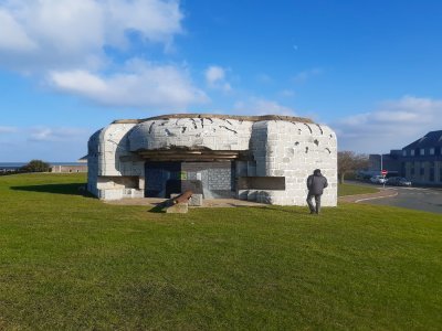 Un des bunkers de la Pointe du Hoc.