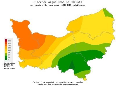 Une vague de gastro-entérite frappe fort la Normandie, voici les zones les plus touchées ! - Bulletin Sentinelles