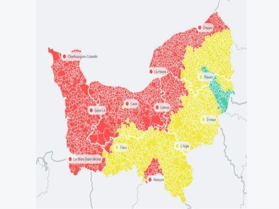 Découvrez sur cette carte les zones les plus touchées. - Atmo normandie