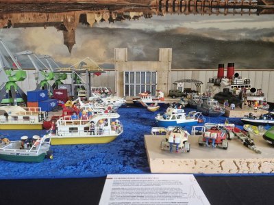Cherbourg a été représenté avec l'incontournable Cité de la mer, mais aussi les cinq ports de l'agglomération.