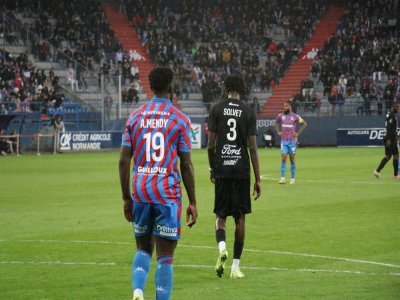 Alexandre Mendy, meilleur buteur de l'histoire du SM Caen, n'a pas trouvé le chemin des filets, vendredi 18 avril.