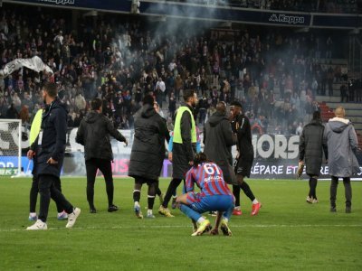 C'est terminé, Caen est relégué.