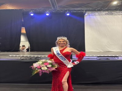Elise Morin, professeure d'espagnol à Alençon ainsi qu'au centre pénitentiaire de Condé-sur-Sarthe, est la nouvelle Miss Orne 2025. - Elise Morin