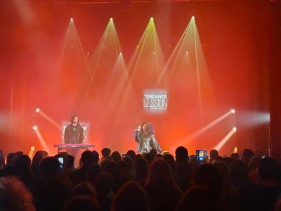 Ebony de la Star Academy s'est produite sur la scène du Trianon transatlantique mercredi 7 mai pour le Tendance Session 2025 organisé par Tendance Ouest.