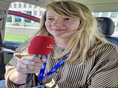 Aline Laignel, l'une des chorégraphes de la Parade Opératique du Millénaire de Caen.