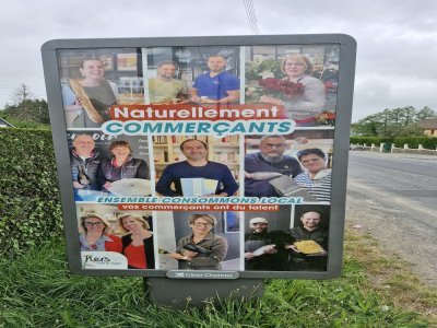 "Vos commerçants ont du talent", "ensemble, consommons local" : Flers Agglo promeut son commerce local.