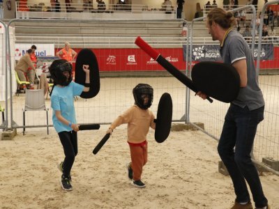 Une initiation pour les familles était aussi organisée sur place. - Tendance Ouest